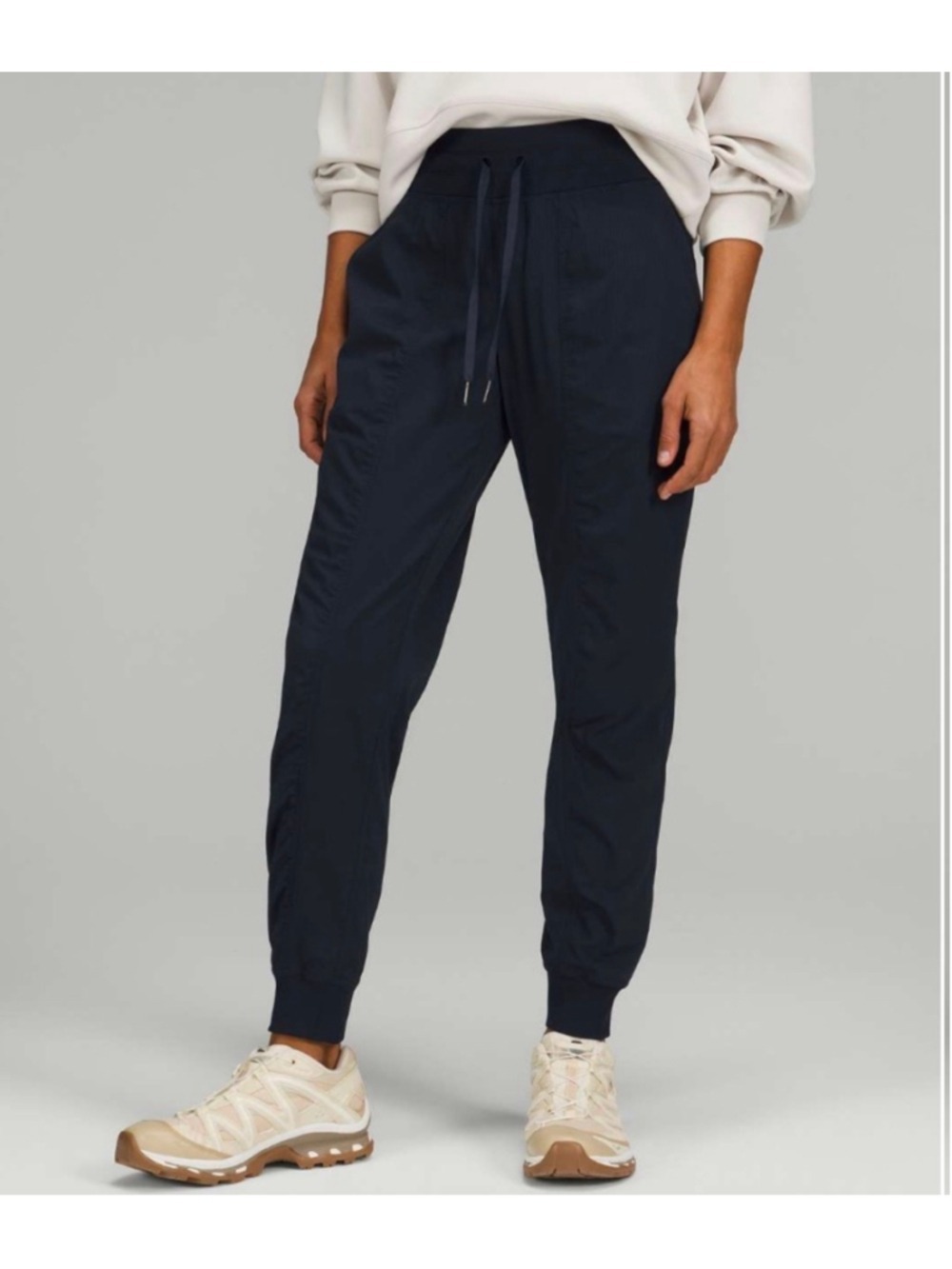 Lululemon Dance Studio Mid-Rise Jogger Navy Blue Size 10 EUC